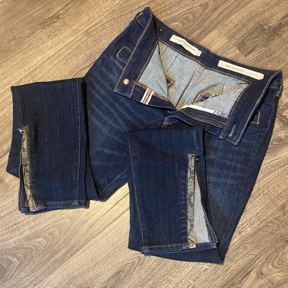 Anthropologie - High Rise Skinny Jeans - 28
